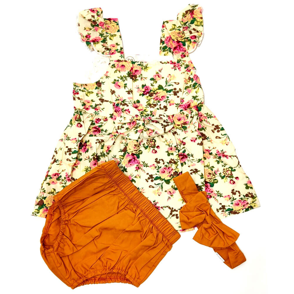 Boho Floral Baby Suit - Little Styles