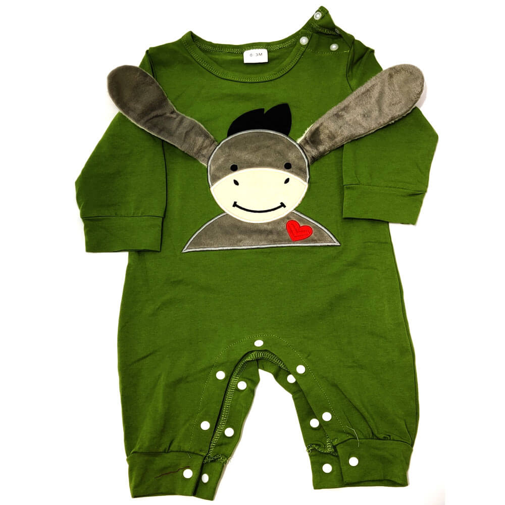 Dog Embroidered Jump Suit 1 Dog Embroidered Jump Suit