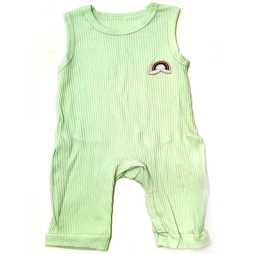 Ribbed Sleeveless Unisex Jumpsuit 5 Ribbed Sleeveless Unisex Jumpsuit - Image 5