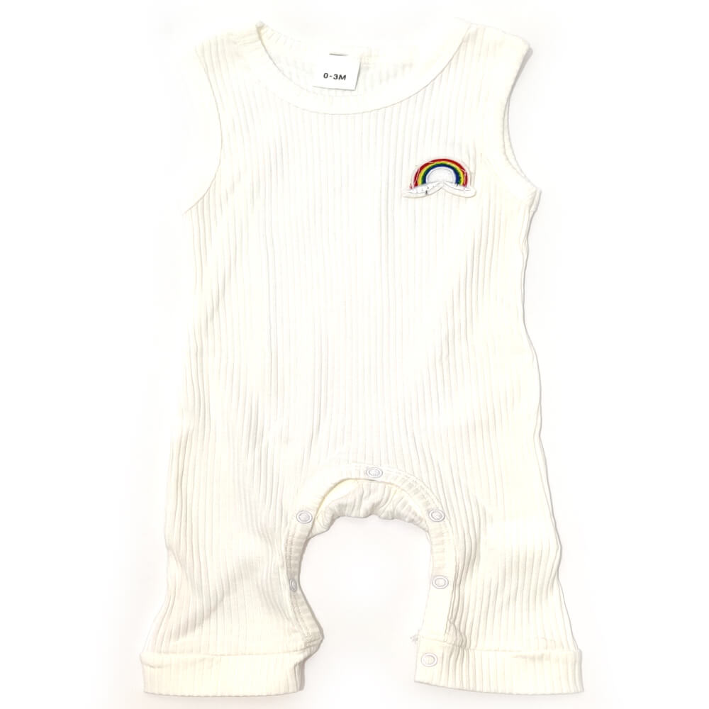 Ribbed Sleeveless Unisex Jumpsuit 4 Ribbed Sleeveless Unisex Jumpsuit - Image 4