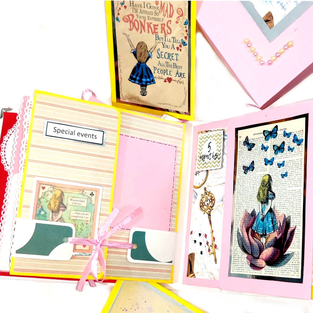 "Alice in the Wonderland” Baby Scrapbook 3 "Alice in the Wonderland” Baby Scrapbook - Image 3